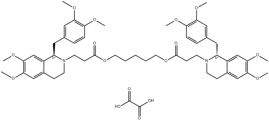 (1R,1'R)-2,2'-(3,11-Dioxo-4,10-dioxatridecamethylene)-bis-(1,2,3,4-tetrahydro-6,7-dimethoxy-1-veratrylisoquindline) - ໄດອາເລດ