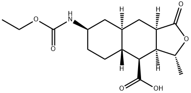 (1R,3aR,4aR,8aR,9S,9aR)-1-methyl-3-oxodecahydro-3H-spiro[naphtho[2,3-c]furan-6,2'-[1,3]dioxolane]-9 - ອາ​ຊິດ carboxylic​