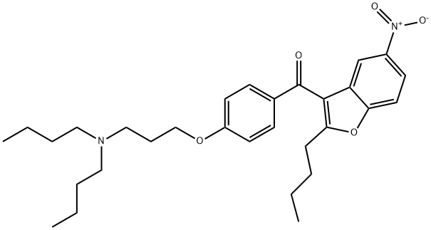 (2-Butyl-5-nitro-3-benzofuranyl)[4-[3-(dibutylamino)propoxy]phenyl]methane