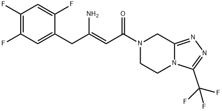 (2Z)-4-Oxo-4-[3-(trifluoromethyl)-5,6-dihydro-[1,2,4]triazolo[4,3-a]pyrazine-7(8H)-yl]-1- (2,4,5-trifluorophenyl)ແຕ່-2-en-2-amine