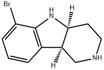 (4aS,9bR)-6-bromo-2,3,4,4a,5,9b-hexahydro-1H-pyrido[4,3-b]ອິນໂດ