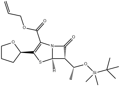 (5R,6S)-6-[(1R)-1-[[(1,1-Dimethylethyl)dimethylsilyl]oxy]ethyl]-7-oxo-3-[(2R)-tetrahydro-2-furanyl]-4 -thia-1-azabicyclo[3.2.0]hept-2-ene-2-carboxylic acid 2-propenyl ester