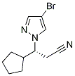 (R)-3-(4-broMo-1H-pyrazol-1-yl)-3-cyclopentylpropanetrile