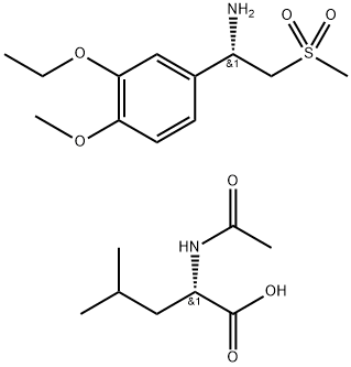 (S)-1-(3-Ethoxy-4-Methoxyphenyl)-2-(Methylsulfonyl)ethylaMine N-acetyl-L-leucine ເກືອ