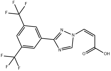 (Z)-3-(3-(3,5-bis(trifluoroMethyl)phenyl)-1H-1,2,4-triazol-1-yl)ອາຊິດ acrylic