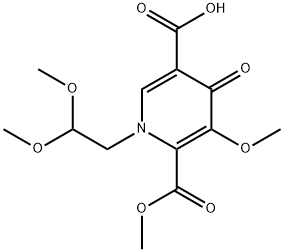 1-(2,2-diMethoxyethyl)-5-Methoxy-6-(Methoxycarbonyl)-4-oxo-1,4-dihydropyridine-3-ອາຊິດ carboxylic