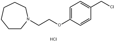 1-(2-(4-(chloromethyl)phenoxy)ethyl)azepane hydrochloride
