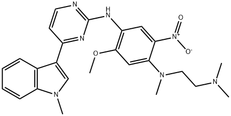1,4-BenzenediaMine, N1-[2-(diMethylaMino)ethyl]-5-Methoxy-N1-Methyl-N4-[4-(1-Methyl-1H-indol-3-yl)-2-pyriMidinyl]-2 - ໄນໂຕຣ