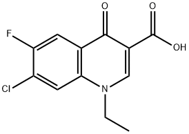 1-ETHYL-7-CHLORO-6-FLUORO-1,4-DIHYDRO-4-OXOQUINOLINE-3-CARBOXYLIC ອາຊິດ