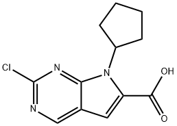 2-chloro-7-cyclopentyl-7H-pyrrolo[2,3-d]ອາຊິດ pyriMidine-6-carboxylic