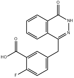 2-fluoro-5-((4-oxo-3,4-dihydrophthalazin-1-yl)methyl)ອາຊິດ benzoic
