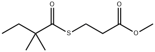 3-[(2,2-Dimethyl-1-oxobutyl)thio]ອາຊິດ propanoic methyl ester