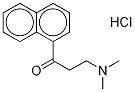 3-(DIMETHYLAMINO)-1-(NAPHTHALEN-1-YL)propan-1-ONE ໄຮໂດຣຄລໍຣີດ