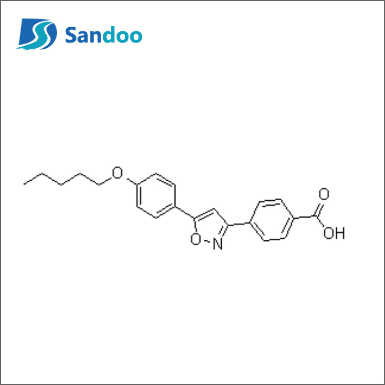 4-[5-(4-Pentyloxyphenyl)isoxazol-3-yl]ອາຊິດ Benzoic