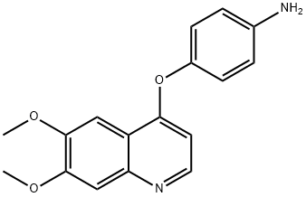 4-((6,7-Dimethoxyquinolin-4-yl)oxy)ອານິລິນ