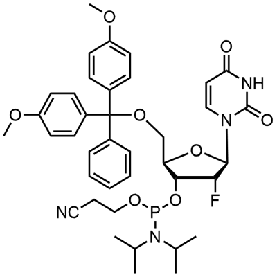 5'-O-(4,4-Dimethoxytrityl)-2'-deoxy-2'-fluorouridine-3'-(2-cyanoethyl-N, N-diisopropyl)phosphoramidite