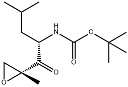 ອາຊິດຄາບາມິກ, N-[(1S)-3-Methyl-1-[[(2R)-2-Methyl-2-oxiranyl]carbonyl]butyl]-, 1,1-diMethylethyl ester