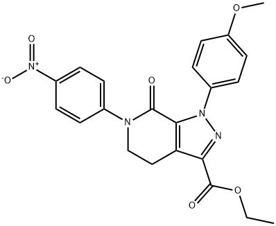 ເອທິນ 1-(4-methoxyphenyl)-6-(4-nitrophenyl)-7-oxo-4,5,6,7-tetrahydro-1H-pyrazolo[3,4-c]pyridine-3-carboxylate