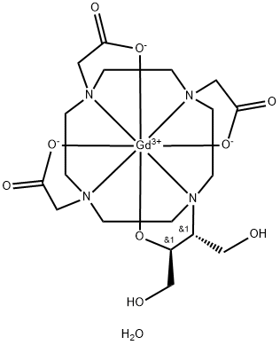 Gadolinium, [10-[2-(hydroxy-kO)-3-hydroxy-1-(hydroxymethyl)propyl]-1,4,7,10-tetraazacyclododecane-1, 4,7-triacetato(3-)-kN1,kN4,kN7,kN10,kO1,kO4,kO7]-,monohydrate,[SA-8-1425362'5'-(R*,S*)]- (9CI)