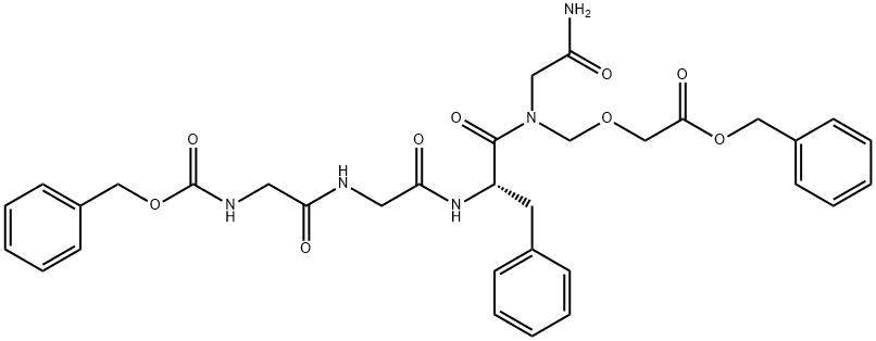 Glycinamide,N-[(phenylmethoxy)carbonyl]glycylglycyl-L-phenylalanyl-N-[[2-(phenylmethoxy)-2-oxoethoxy]methyl]-