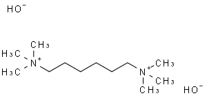 ການແກ້ໄຂ Hexamethonium hydroxide