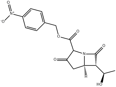 p-Nitrobenzyl-6-(1-hydroxyethyl)-1-azabicyclo(3.2.0) heptane-3,7-dione-2-carboxylate