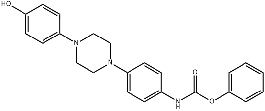 ຟີນິລ {4-[4-(4-Hydroxyphenyl)Piperazin-1-Yl]Phenyl}Carbamate