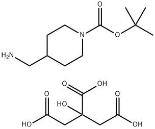 tert-butyl 4-(aminomethyl)piperidine-1-carboxylate;ອາຊິດ citric